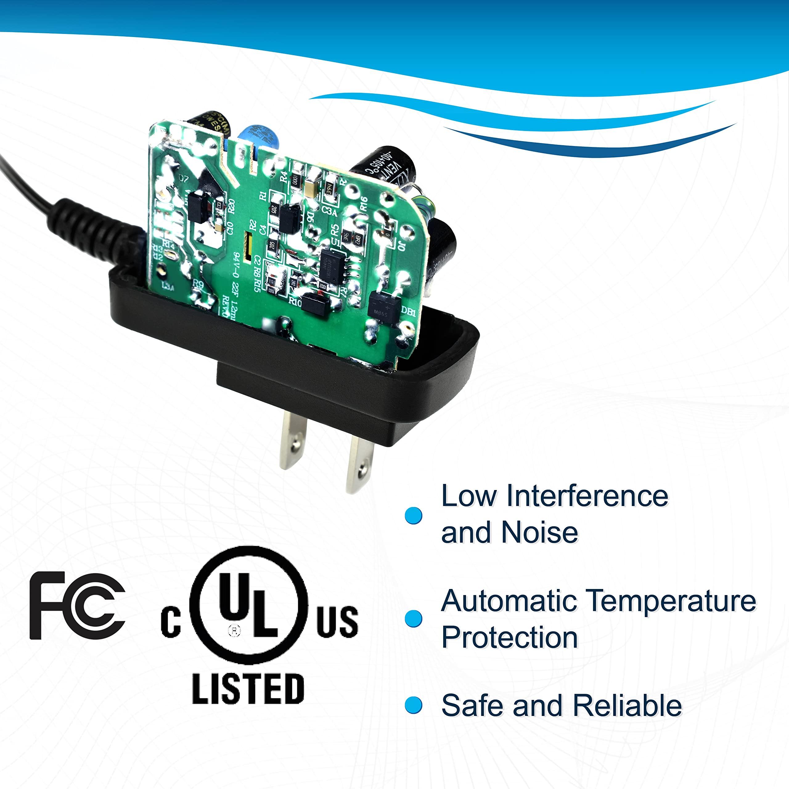 HQRP HQRP 15V AC Adapter Compatible with Philips Norelco 3100 3500 9000 9700 Series, S9721 AT811 7885XL 7886XL 8020X 8040X 8060X 8138XL 8867XL 8880XL 8881XL 8883XL 8890XL MG5750 BG2034 Shaver Charger