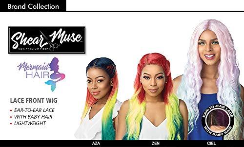 Sensationnel Sensationnel lace front wig - lace front zen c parting shear muse (MM/VIVIDVIOLET)