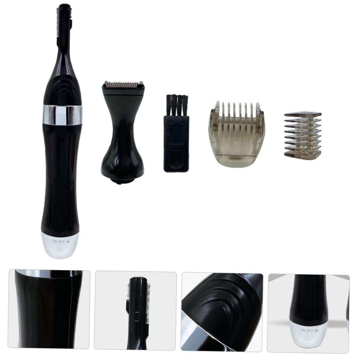 Ipetboom Ipetboom Men\'s Women\'s Electric Eyebrow Shaver Facial Hair Removal Nose Hair Trimmer Comfortable Grip Water-Resistant