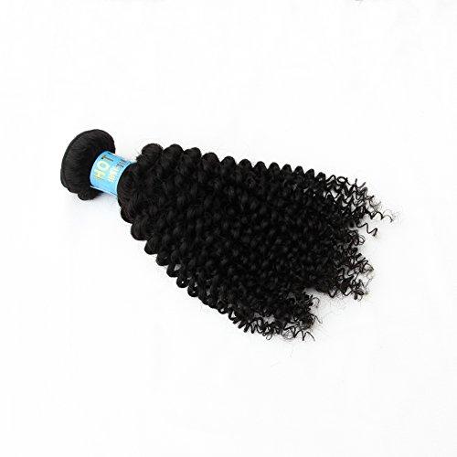 Liberty Liberty Hair 16inch 100% Virgin Mongolian Kinky Curly Natural Human Hair Extensions 5A Quality Colour 1B