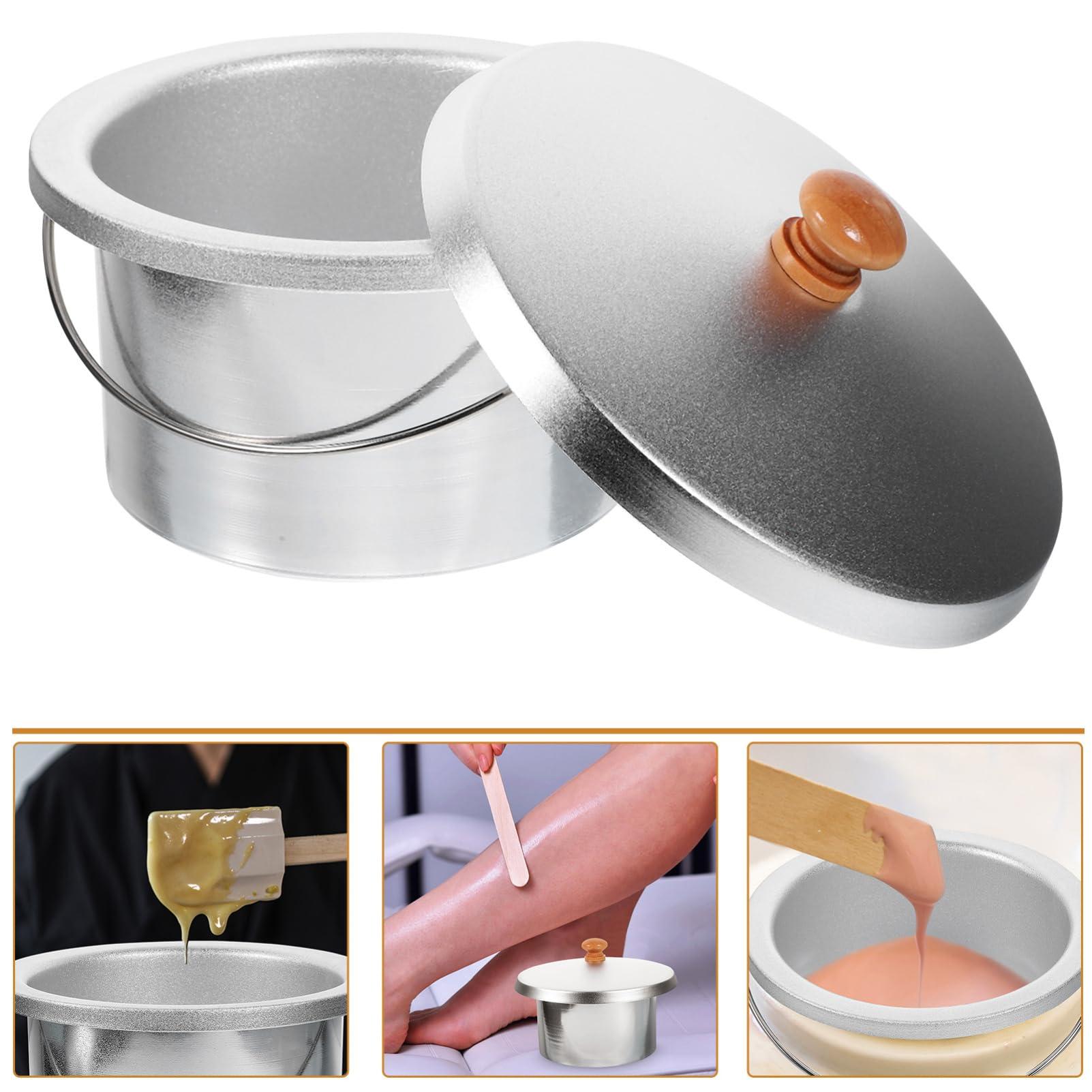 VOSAREA VOSAREA 1 Set Wax Melting Machine Inner Pot Wax Melting Bowl Hair Removal Waxing Supply Wax Heater Accessory Dual Wax Heater Pot Wax Heater Pot Non-stick Wax Melting Pot Iron