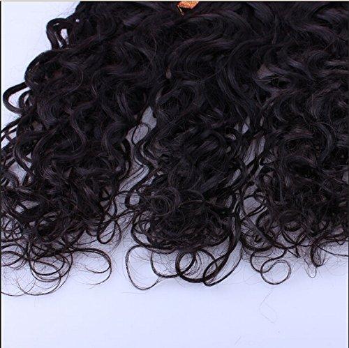 DaJun Good Beautiful DaJun Hair 6A Indian Virgin Human Hair Weft Natural Curly 3Pcs/lot 300Gram Natural Colour (trademark:DaJun)