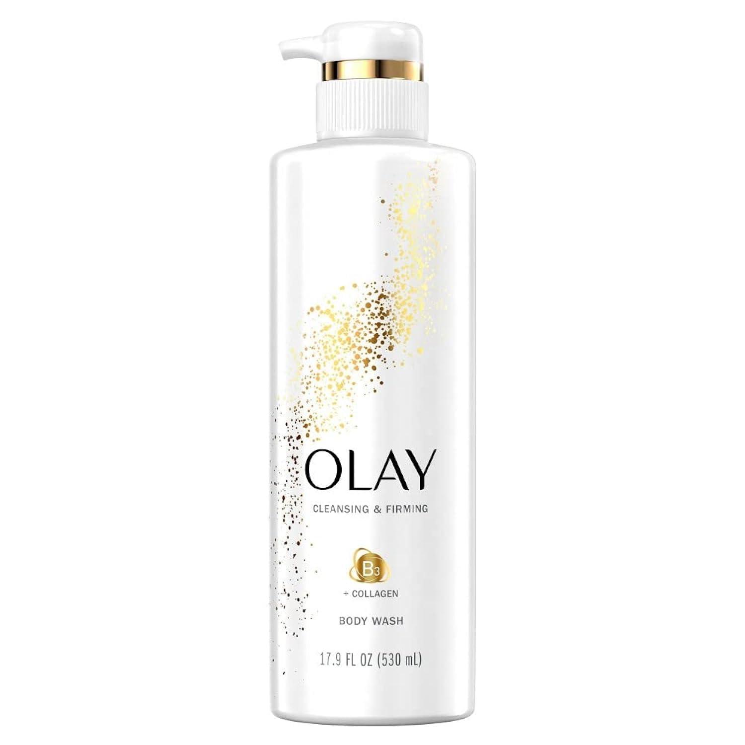 Olay Olay, Cleansing & Firming Body Wash with Vitamin B3 & Collagen, 17.9 Fl Oz