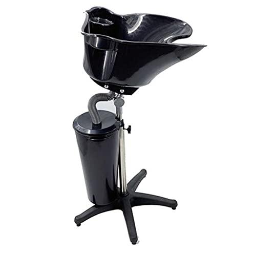 ZJDYDY Adjustable Hair Washing Sink Shampoo Basin-Health Salon Hairdressing Back Wash Portable with Stand, Sink Hair Basin for Barber Shop Beauty Salon