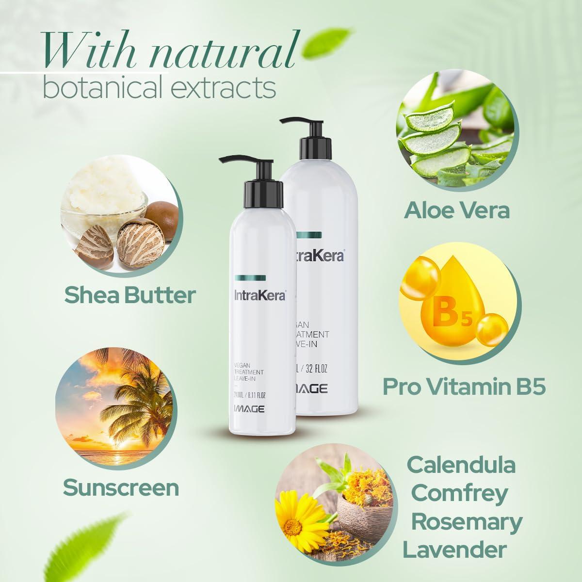 Image Image Intrakera Leave-In Conditioner for Frizzy, Curly, and Straight Hair - Stop Washing your Hair Every Day - Keratin Replenisher - Detangler for Dry or Damaged Hair (8.11 Fl Oz)