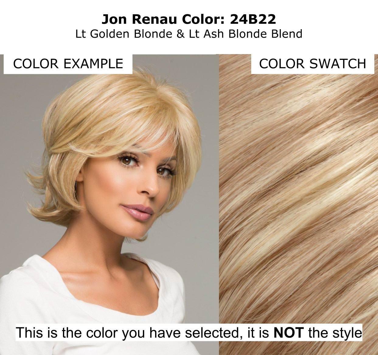 Jon Renau & Christy's Wigs Bundle - 8 Items: Zara Lite by Jon Renau, Christy\'s Wigs Q & A Booklet, 2oz Travel Size Wig Shampoo, Conditioning Spray, Flexible Spray, HD Smooth, Wide Tooth Comb & Wig Cap - Color: 24B22