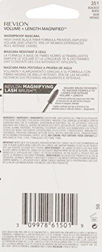 REVLON Revlon Volume + Length Magnified Mascara - Waterproof, Blackest Black, 0.28 fl oz