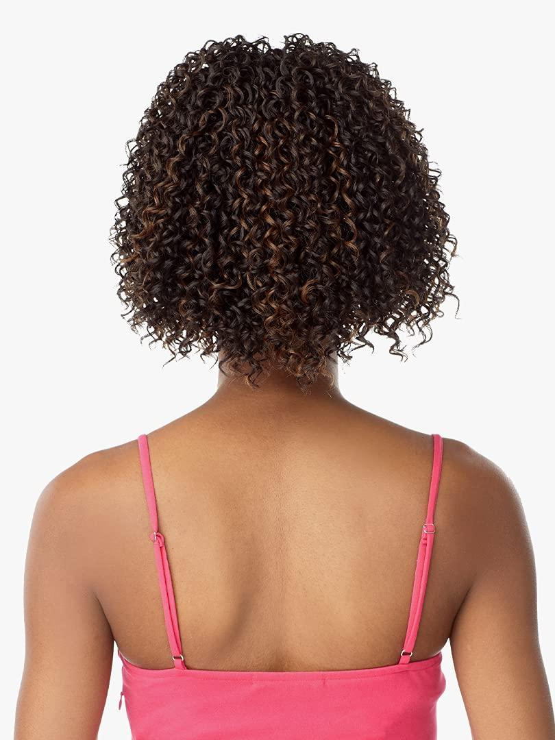 Sensationnel Sensationnel Instant Weave Synthetic Half Wig with Drawstring Cap - IWD 10 (1B Off Black)