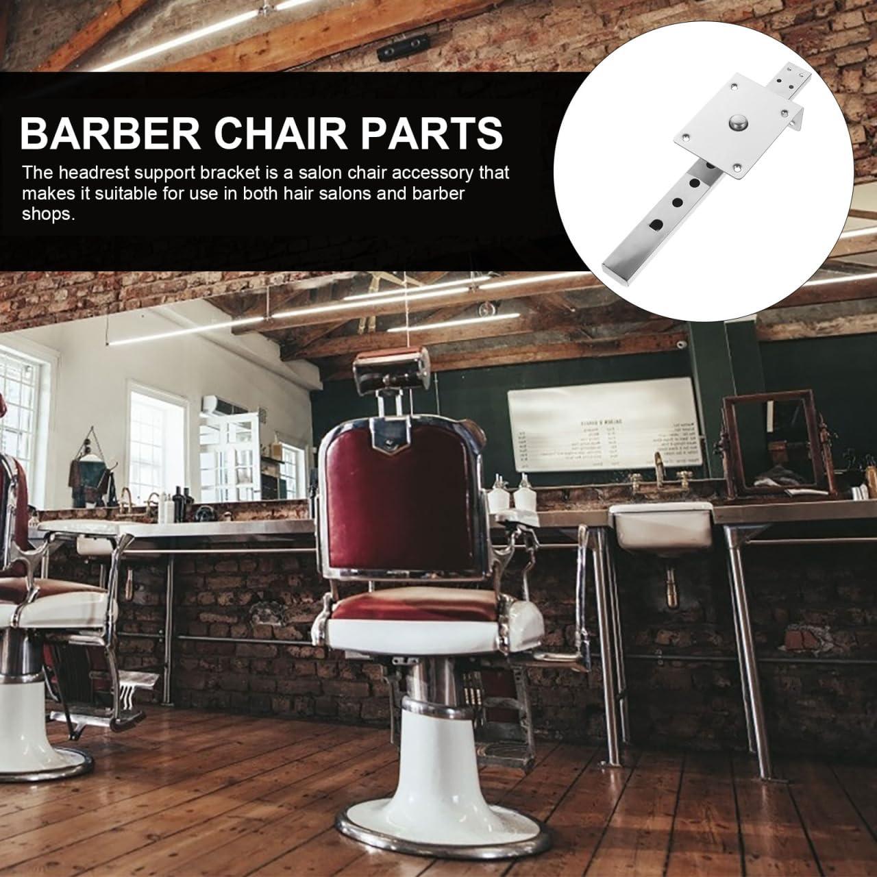 Beavorty Beavorty Barber Chair Parts Replacement Salon Chair Headrest Bracket Replacement Lift Barber Chair Attachment Beauty Chair Accessories Hairdressing Chair Part Hair Salon Equipment