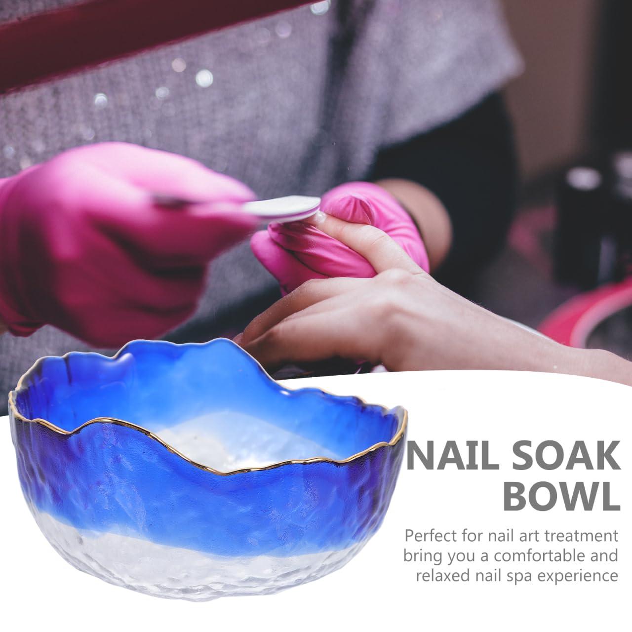 FOMIYES FOMIYES Manicure Hand Soak Bowl, Nail Soaking Bowl, Nail Soak off Tray, Nail Salon Bowl, Nail Soak Bowls, Soaker Bowl, Manicure Hand Bowl, Hand Wash Soaker Tray, Manicure Tool, Spa Glass Phnom Penh