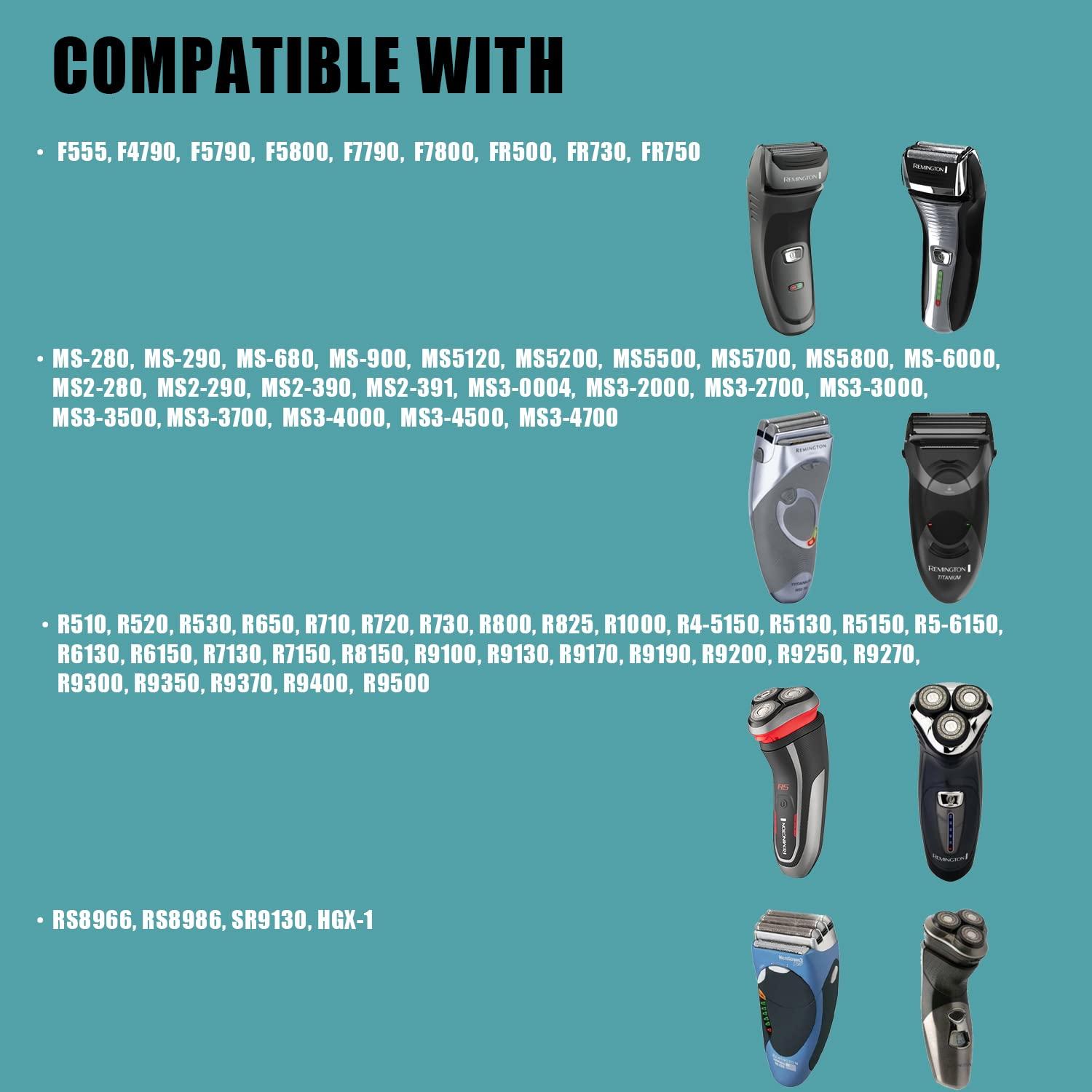 BOEEA Replacement Charger for Remington Shaver F5-5800 F7800 F5800 F5790 F4790 R5150 R6130 R-6150 MS2-390 MS3-2700 MS680 R9100 Electric Razor Trimmer PA1204N Power Cord