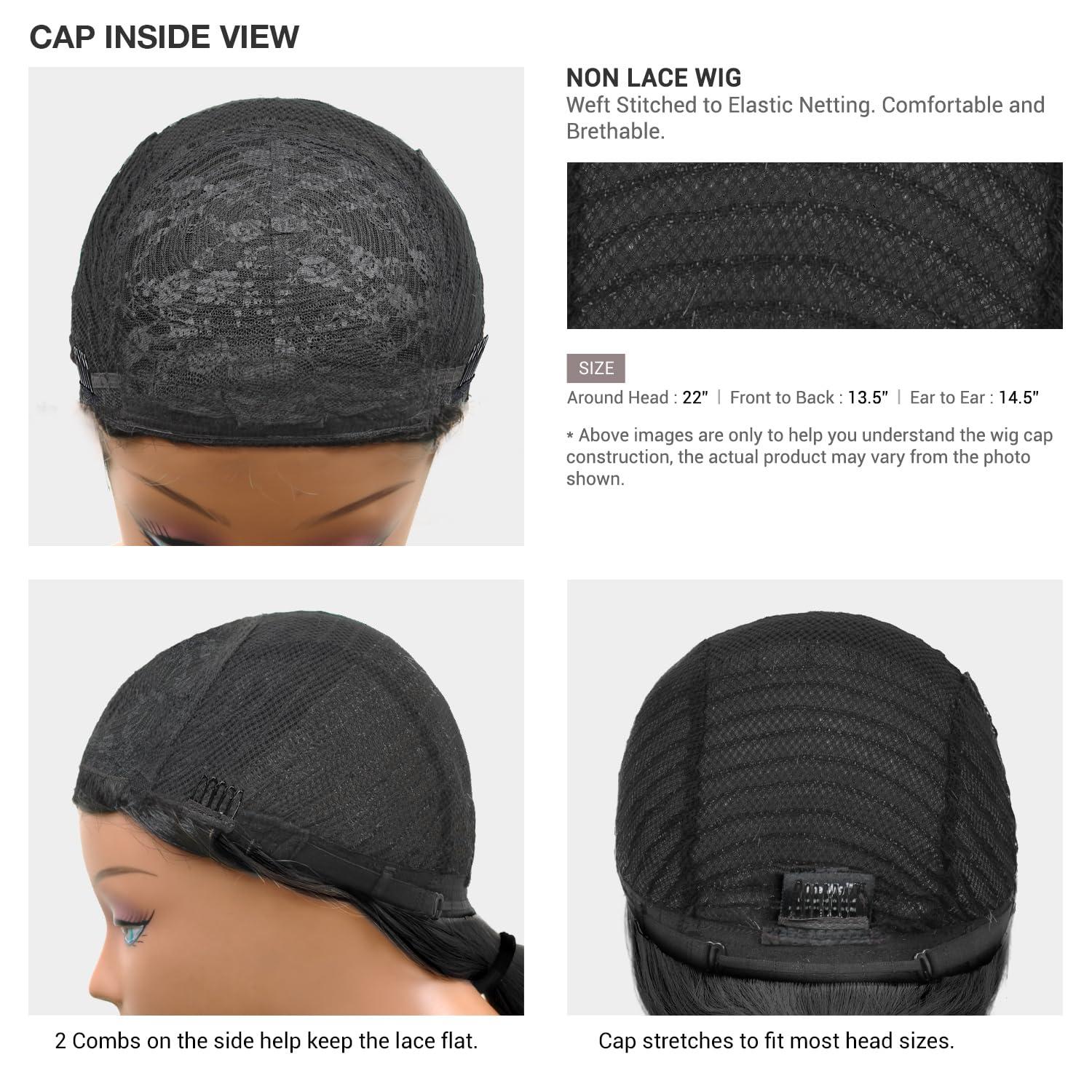 THE WIG THE WIG Premium Fiber Wig HH.Jamila (T1B/2730)