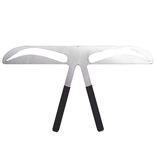 Uxsiya Uxsiya 4 Types Eyebrow Measurement Ruler Permanent Eyebrow Ruler Eyebrow Measure Balance Extension Ruler with Stainless Steel(European Style Eyebrow)