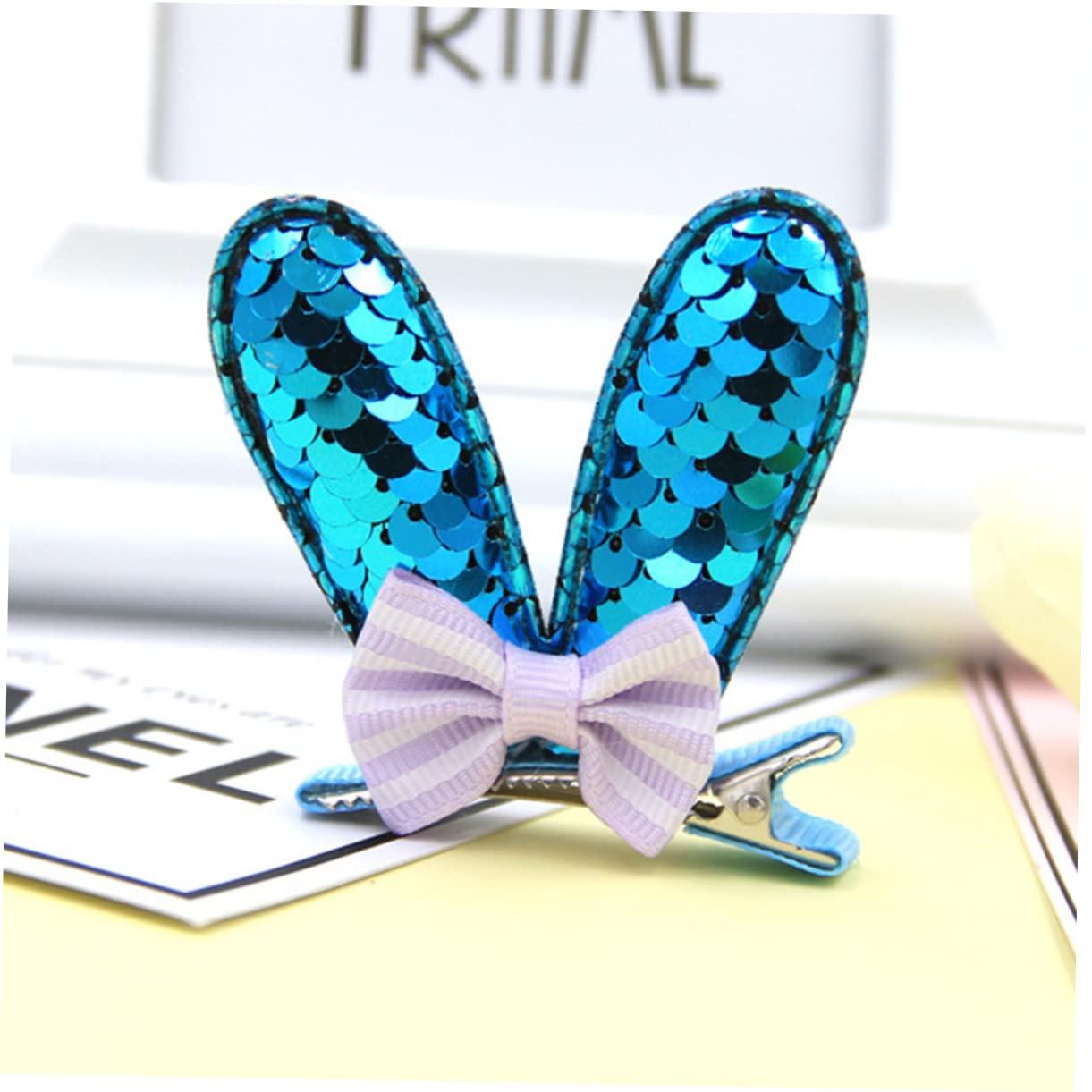 Didiseaon Didiseaon 8 Pcs Infant Hair Accessories Bows for Presents Rabbit Ear Hair Clips Toddler Barrettes Kids Hair Clips for Girls Hair Clip for Kids Cartoon Clip Miss