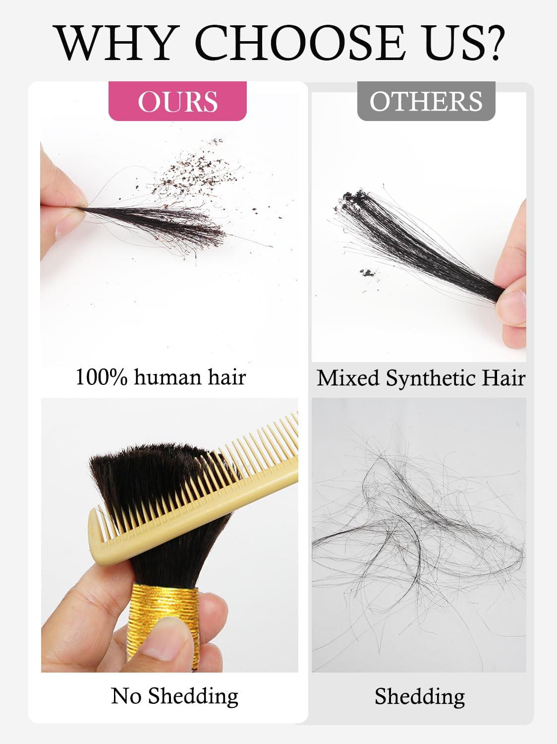 KISS HAIR Human Braiding Hair 1 Bundles/Pack 100g 18 Inch Deep Wave Curly Bulk 100% Human Hair for Braiding No Weft 10A Brazilian Virgin Human Hair Extensions for Boho Braids Natural Black Wet and Wavy