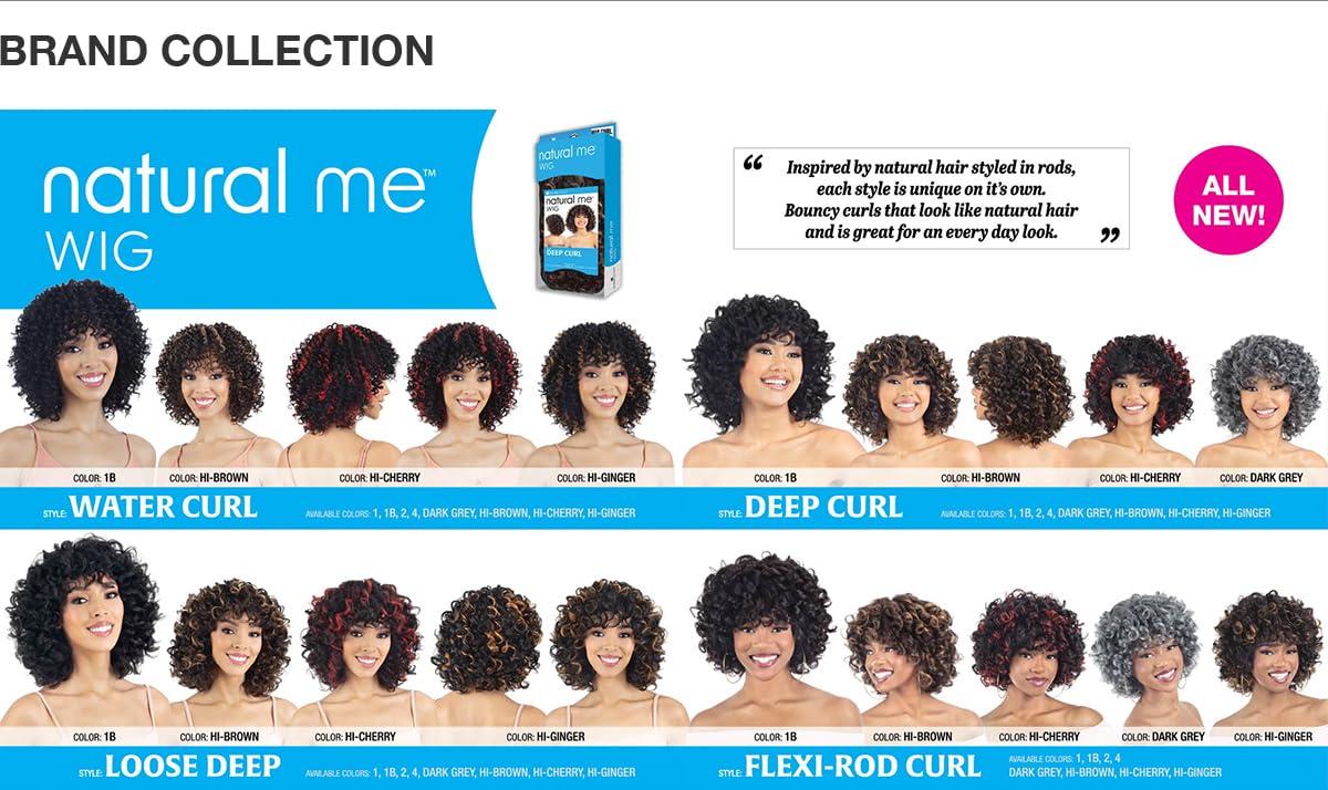 SHAKE-N-GO SHAKE-N-GO WIG NATURAL ME - DEEP CURL (HI BROWN)