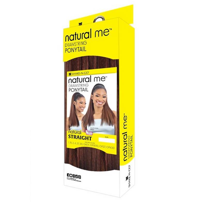 FREE TRESS FREE TRESS Shake N Go Drawstring Ponytail - Natural Straight (1 JET BLACK)
