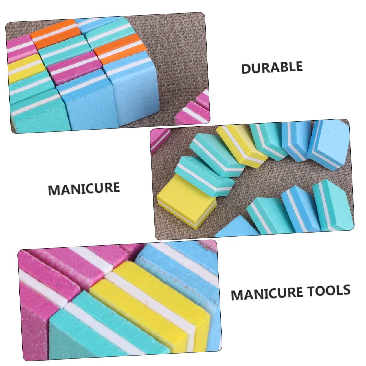 MERRYHAPY MERRYHAPY 30 Pcs Small Square Sanding Nail Buffer Nail File Buffing Sanding Block Buffing Sanding Kit Grit Nail File Nail Files Kit De Manicura Nail Buffers Pedicure Tools
