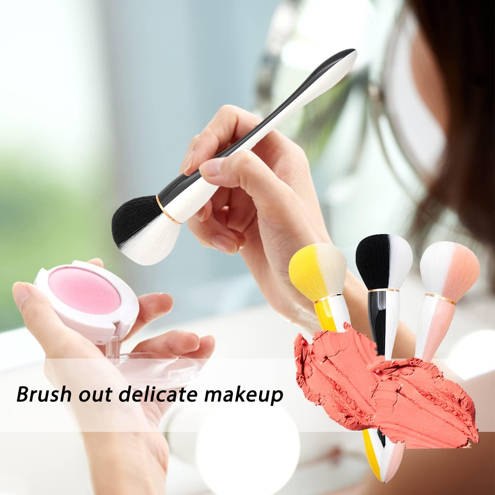 CTPCRTYK CTPCRTYK Large Powder Brushs Brush Foundation Makeup Brush Powder Brushs and Brushs for Daily Makeup How to Put Makeup on(Yellow)
