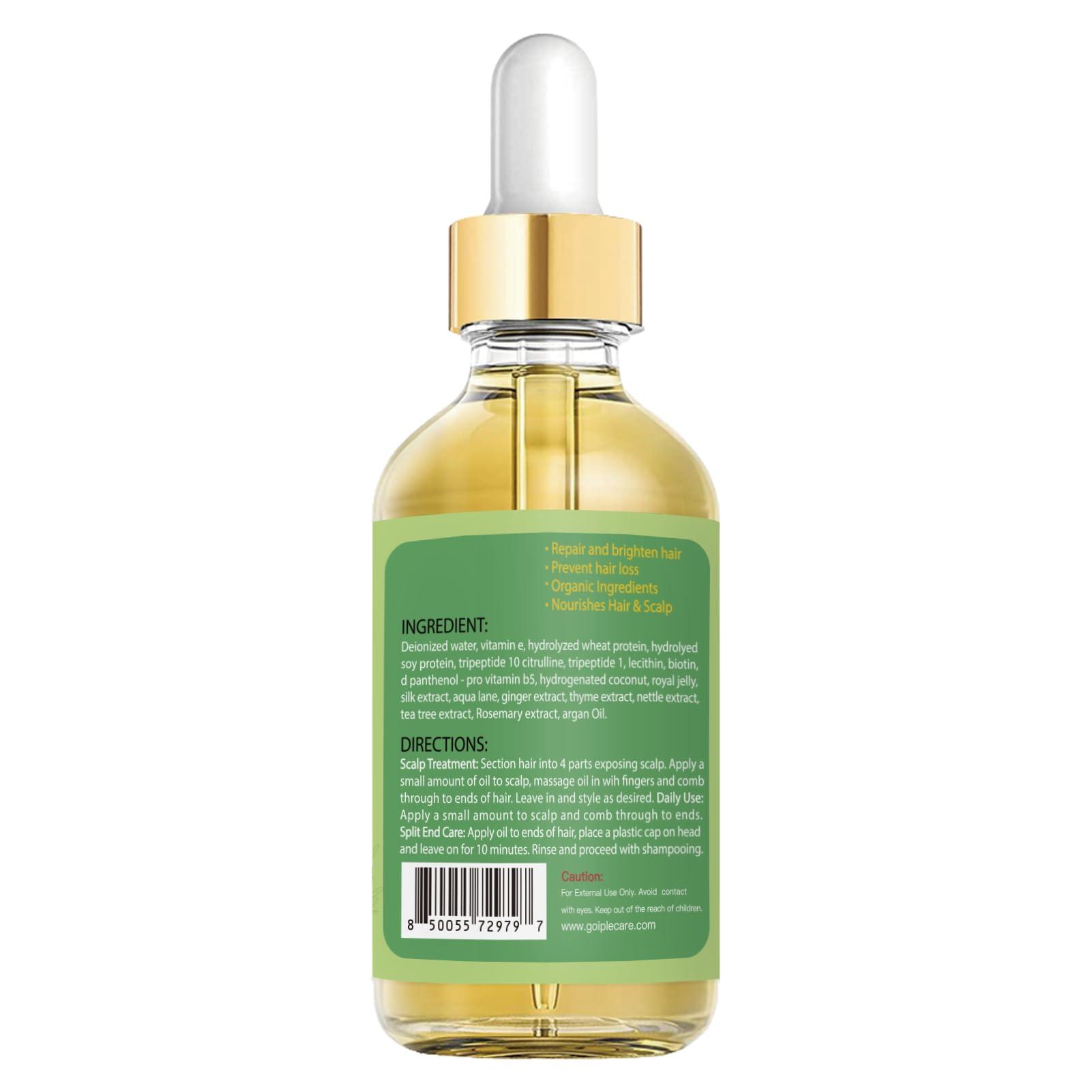 Goiple Natural Wave Pomade for Men Strong Hold, Easy Wash 360 Wave Training Hair Cream, Waves Grease for Men Promotes Layered Waves, Moisture, Control and Silky Shine with Rosemary Oil for Hair Growt Set