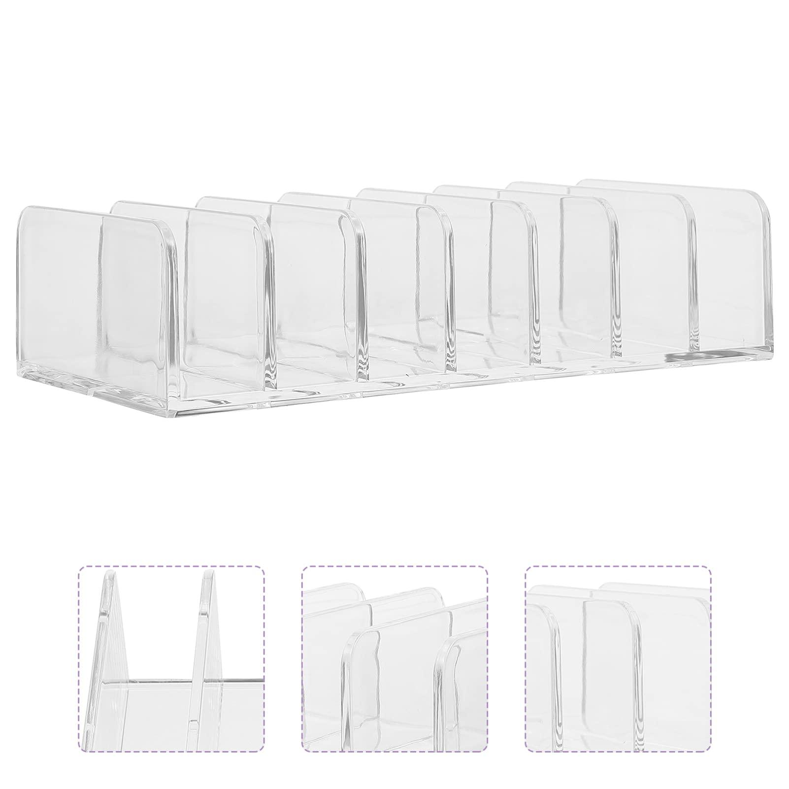 Didiseaon Didiseaon 3 Pcs Powder Storage Rack Lipstick Holder Organizer Makeup Palette Drawer Organizer Clear Cosmetic Case Cosmetic Organizing Rack Clear Stand Compact Makeup Acrylic Transparent