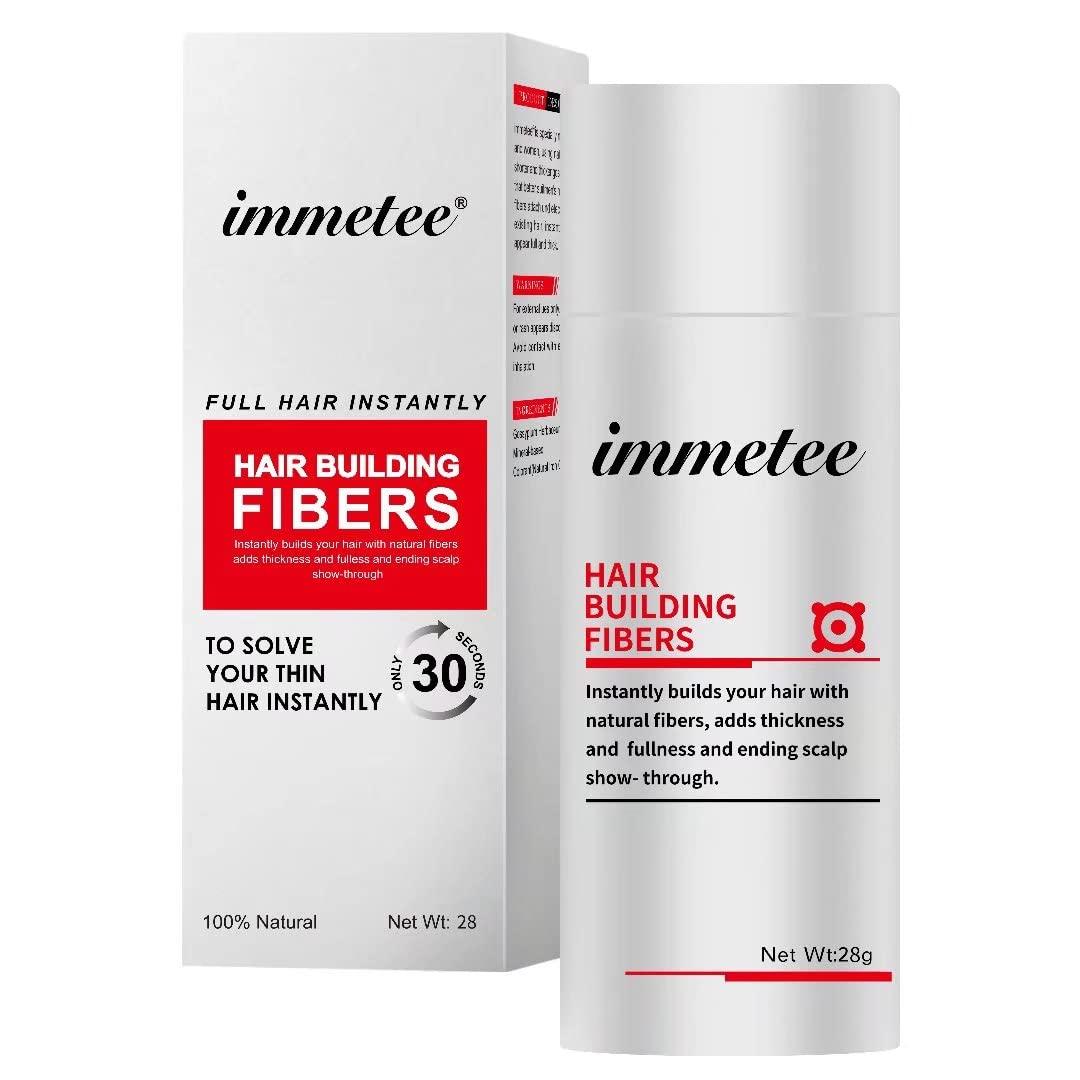 immetee immetee Hair Building Fibres Powder, Hair Fibres for Women & Men, 28g