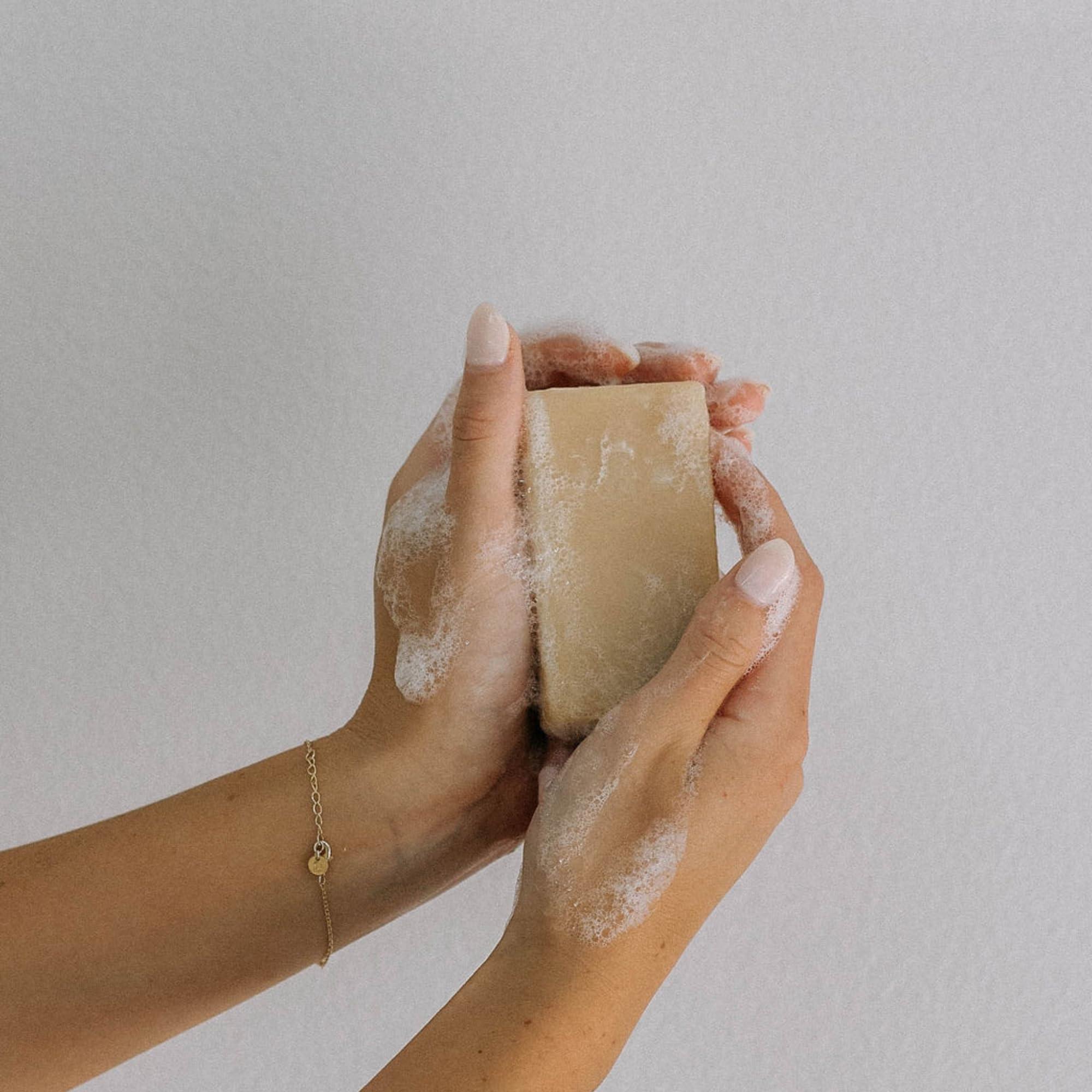 Bend Soap Company Bend Soap Company Tea Tree Goat Milk Soap - All Natural, Paraben and GMO Free - Handmade in USA - Soothe Cracked Skin, Relax and Exfoliate - Overall Dry Skin Relief (Tea Tree, 4 Pack of 4.5oz)