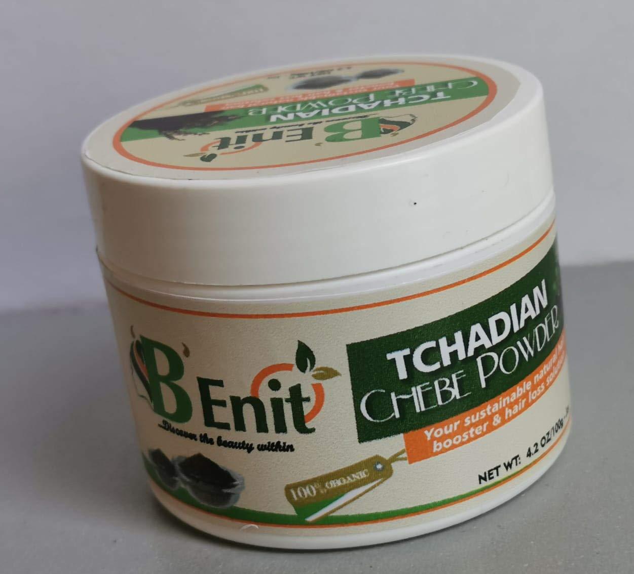 B'Enit TCHADIAN CHEBE POWDER (80g); The Best Ayurvedic Herbs for Natural Hair Growth THAT keeps the hair moisturized AND stops it from breaking