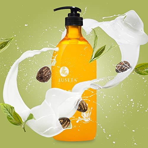 L LUSETA Luseta Shea Butter & Argan Oil Body Wash, Moisturizing Body Wash Formulated for Dry Skin Normal Skin Combination Skin 33.8oz