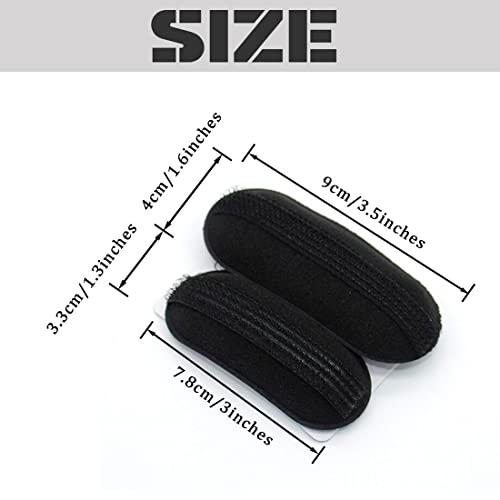 vipolish 10PCS Sponge Bump It Up Volume Hair Clip Magic Hair Base Styling Insert Tool Hair Cushion Padding Bun Maker Hair Accessories for Women Girls