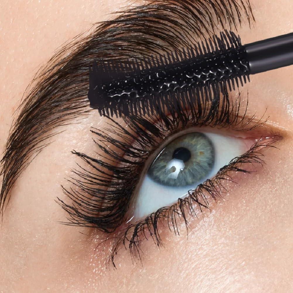 ENGBO Mascara, Eye Makeup, Volumizing, Lasts up to 24 Hours, No Clump, Smudge Proof, Flake Proof, Blackest Black