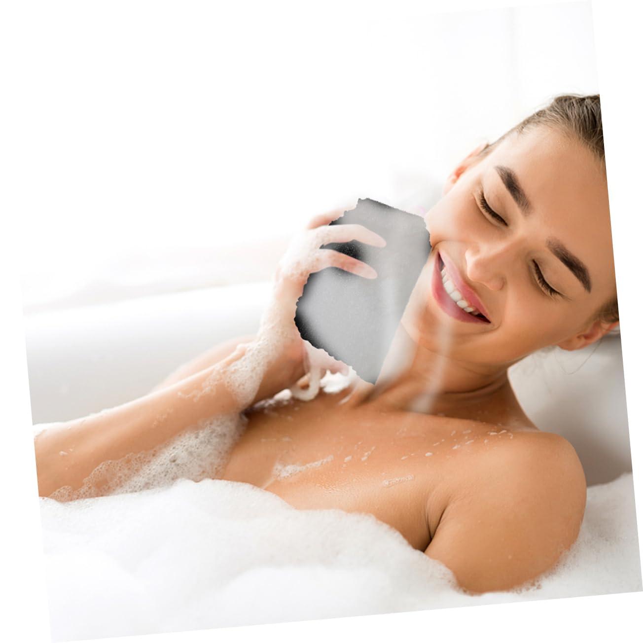 Mipcase Mipcase 4pcs Soap Foaming Mesh Bag Foaming Net Soap Dish for Shower Soap Holder Dish Soap Dispenser Travel Soap Container Soap Dishes for Bar Soap Foam Pocket Sponge Nylon Fiber Black