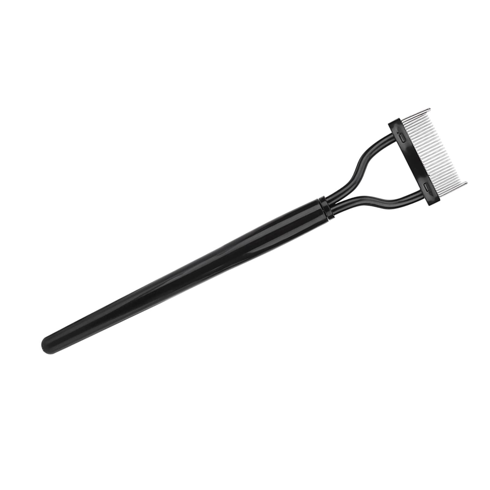 evhooe evhooe Lash Comb, Eyelash Comb Steel Needle Mascara Eyebrow Brush Makeup Cosmetic Beauty Tool