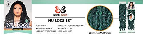 BOBBI BOSS Bobbi Boss Synthetic Hair Crochet Braids African Roots Braid Collection Nu Locs 18" (6-PACK, M1B/30)