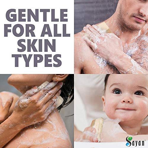 Sayan Sayan Siberian Chaga Mushroom Soap with Birch Tree Leaves and Buds - All Natural and Hand Made (3.5 oz)