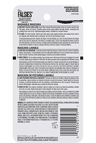 MAYBELLINE Maybelline New York Makeup Volum\' Express The Falsies Washable Fiber Mascara (Pack of 2)