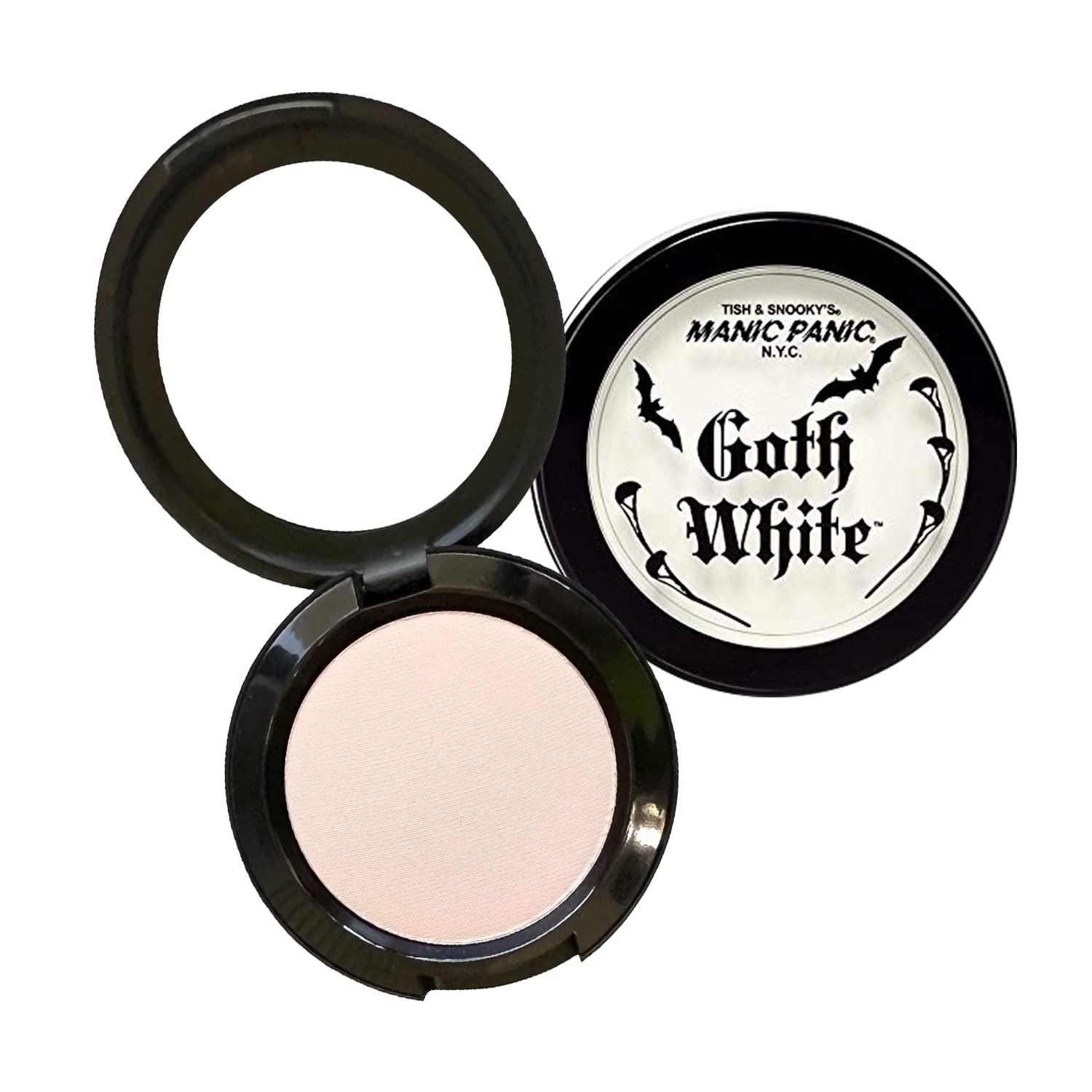 MANIC PANIC MANIC PANIC Coffin Dust Translucent Setting Powder Bundle with Goth White Foundation