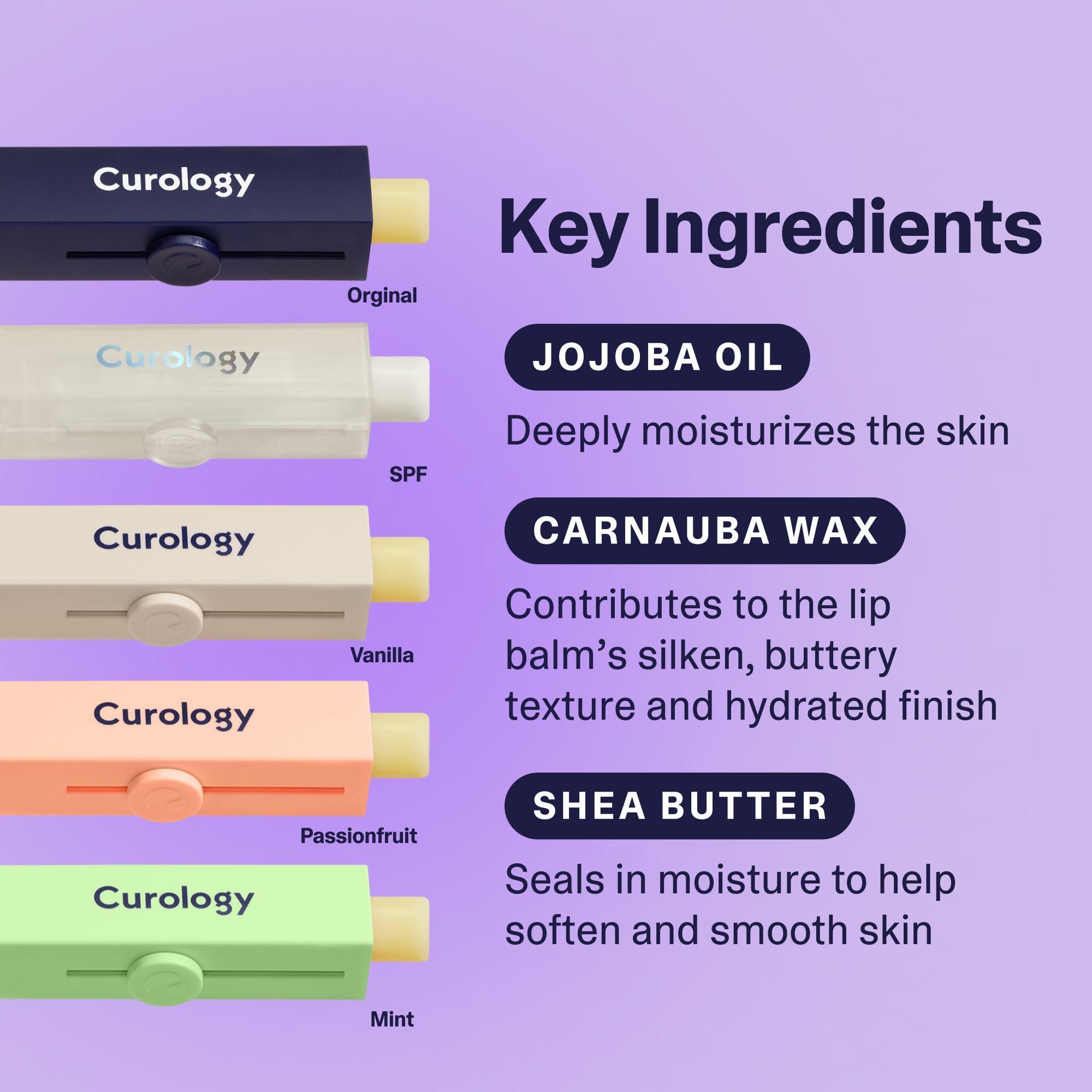 Curology Curology Lip Balm, Nourishing Hydration for Dry Chapped Lips, Shea Butter Softens and Smooths, Subtle Mint