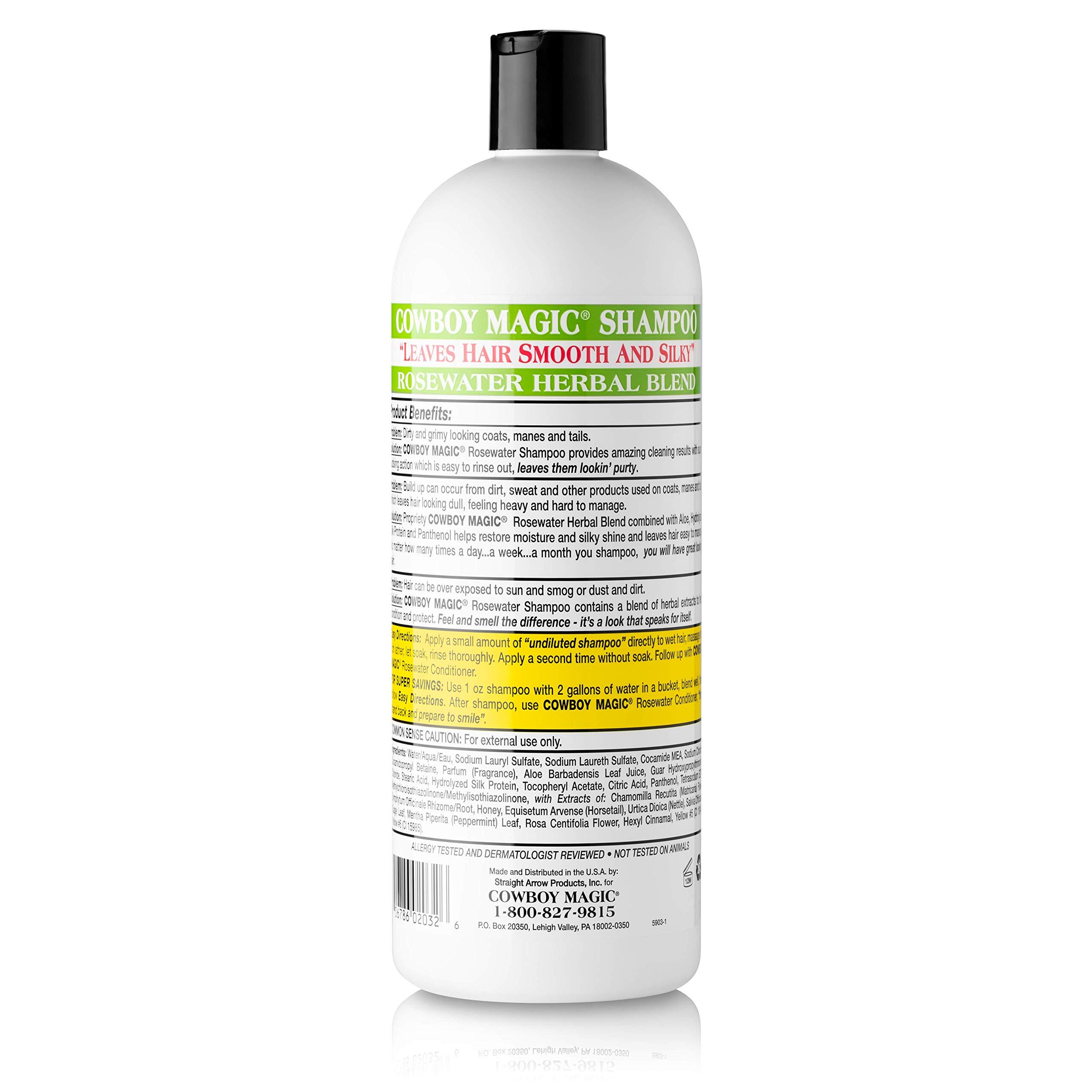 Cowboy Magic Cowboy Magic Rose Water Shampoo 32 Ounce