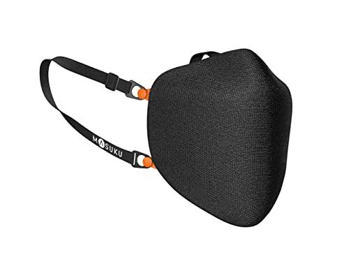 Masuku Masuku One Face Mask | Black Smooth | Nano-Fibre Filtration | High Performance Face Covering | Medium