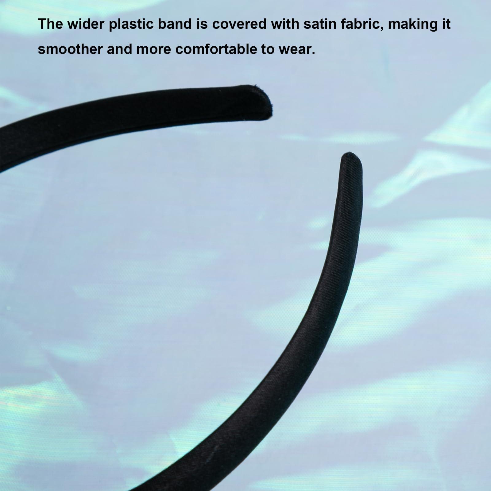 CHuangQi CHuangQi 2pcs Mouse Ears Headbands with Shiny Bow Double-sided Sequins Glitter Hair Accessories for Birthday Party Celebration (XC25#2)