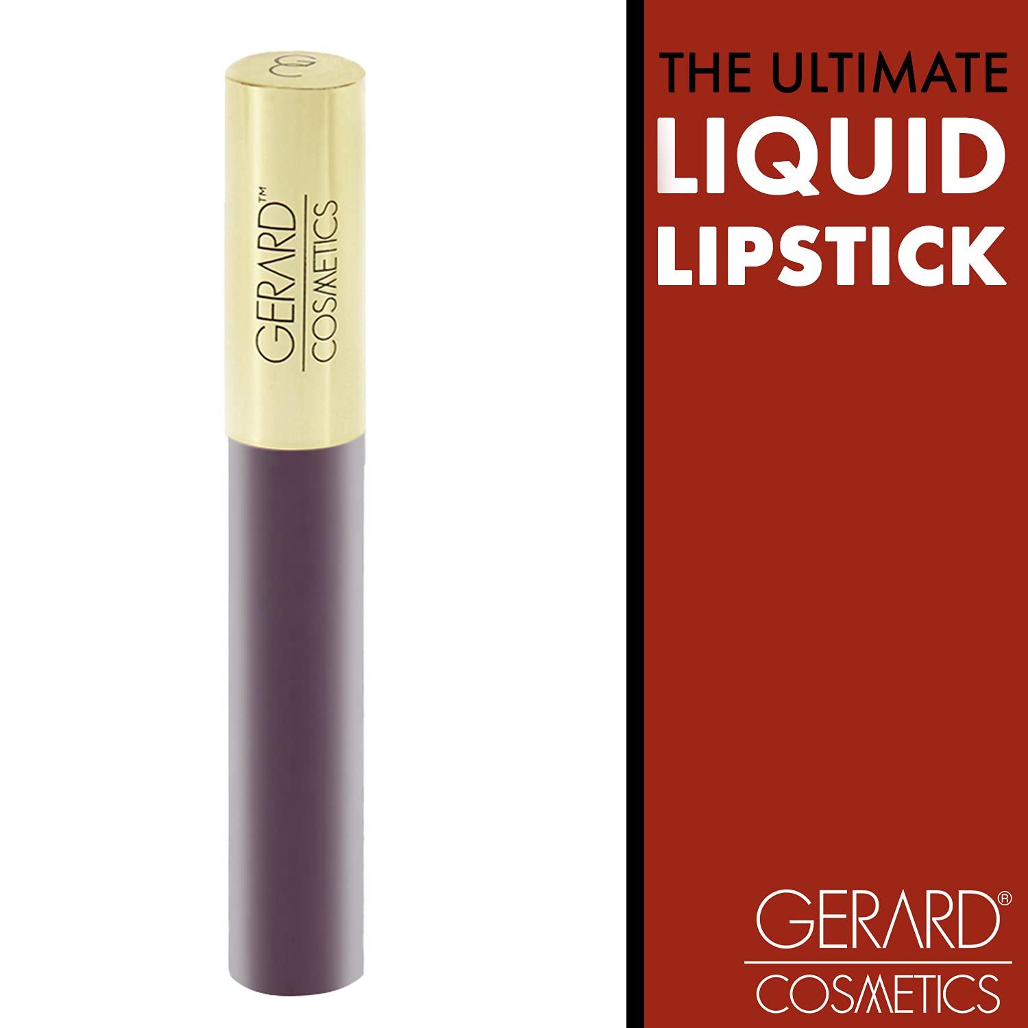 Gerard Cosmetics Gerard Cosmetics HydraMatte Liquid Lipstick Gravity, Grey Lipstick with Matte Finish, Long Lasting and Non Drying, Super Pigmented Fully Opaque Lip Color