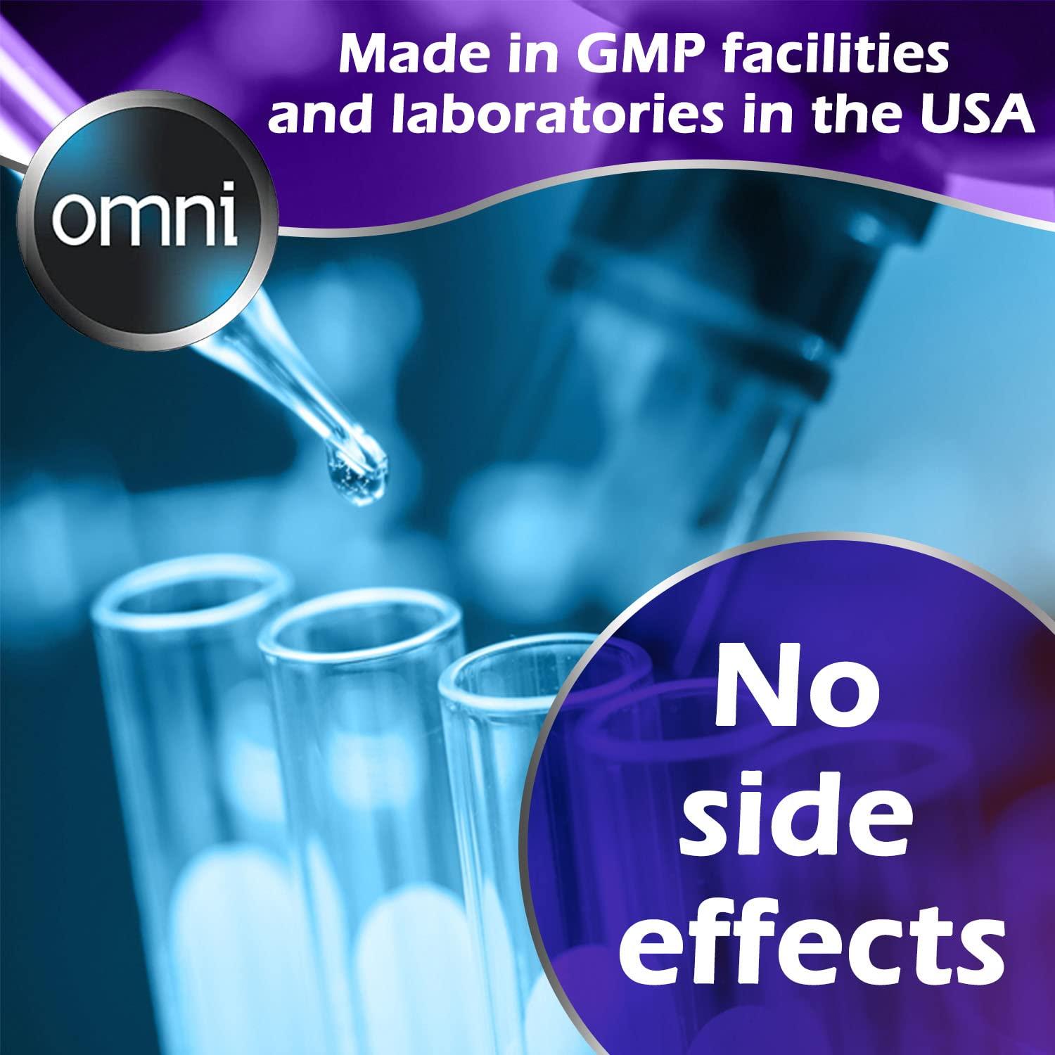 Wellgenix Omni Complete Body Cleansing Drink - Detoxifying Liquid - Same Day Body Cleanser - Extra Strength Juice Cleanse to Flush Out Waste & Impurities - Grape Flavor 32 Oz (Pack of 2)