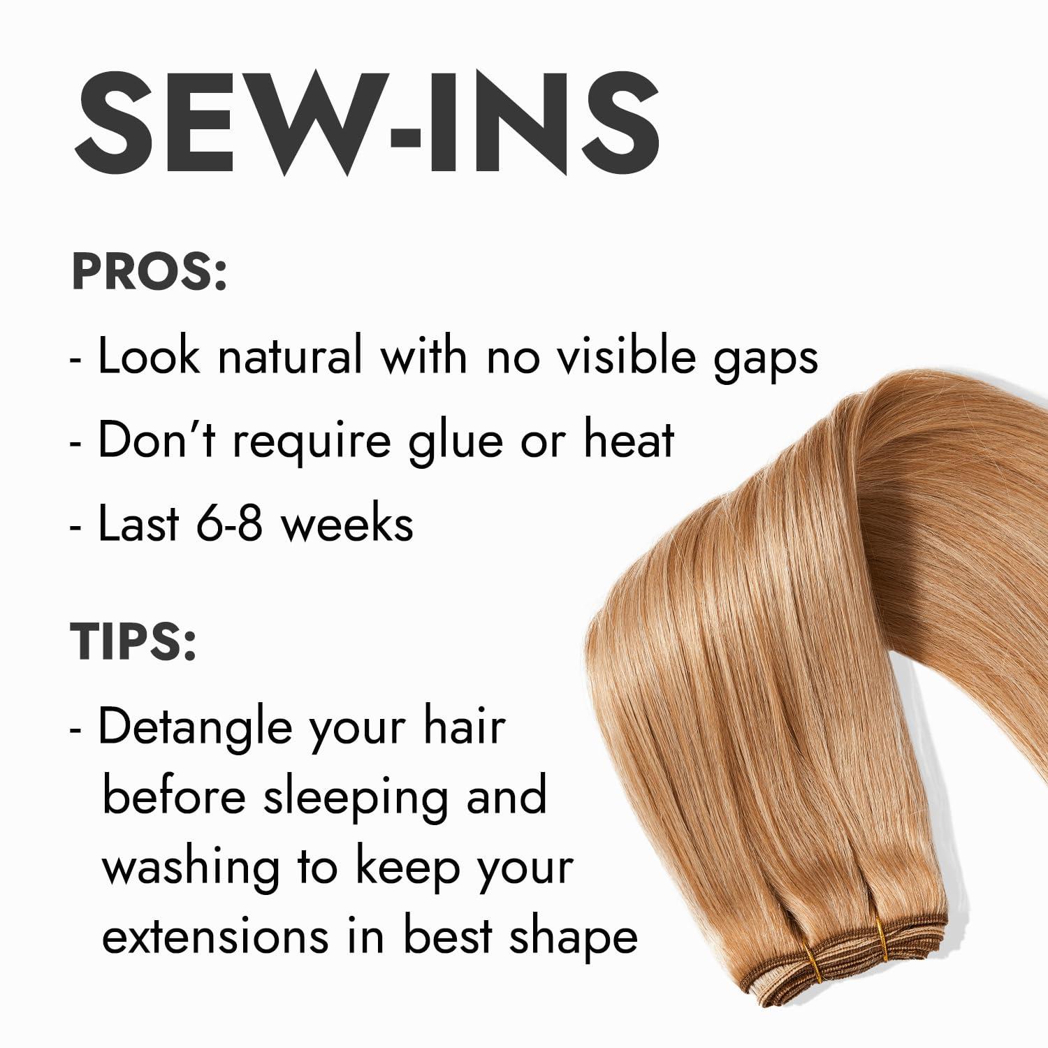 The Sassy Collection The Sassy Collection Silky Straight 18 Inch Human Hair Extensions #4 Brown