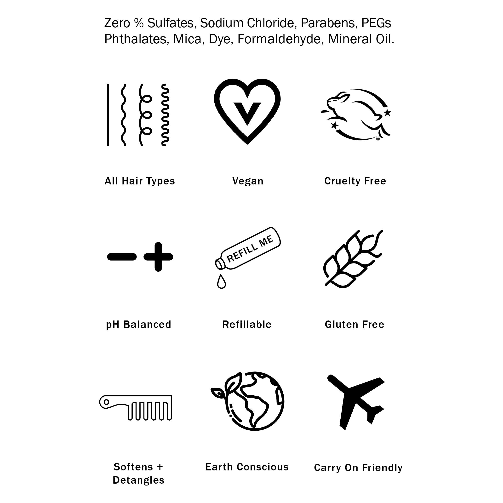 Roze + Quartz Roze + Quartz Original Hair Mask Deep Conditioning Hair Treatment for Dry Damaged Hair (5oz)