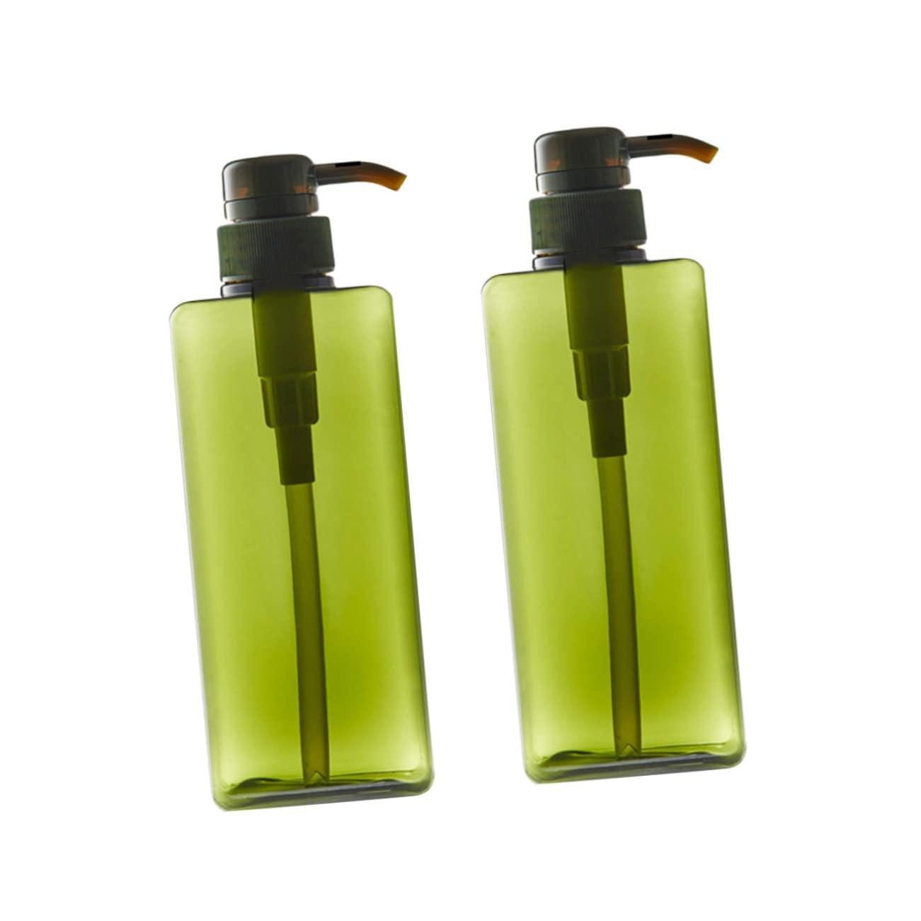 WOONEKY WOONEKY 2pcs Soap Dispenser Bottle Refillable Cosmetic Container Small Soap Dispenser Travel Pump Bottle Liquid Lotion Travel Bottles Toiletries Foaming Shampoo Empty Bottle with Pump