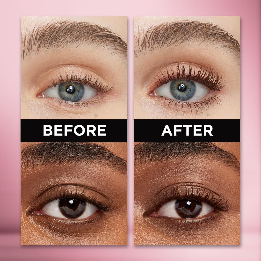 LOral Paris L\'Oreal Paris Makeup Voluminous Lash Paradise Mascara, Voluptuous Volume, Intense Length, Feathery Soft Full Lashes, No Flaking, Smudging or Clumping, Latte Brown, 0.28 Fl Oz