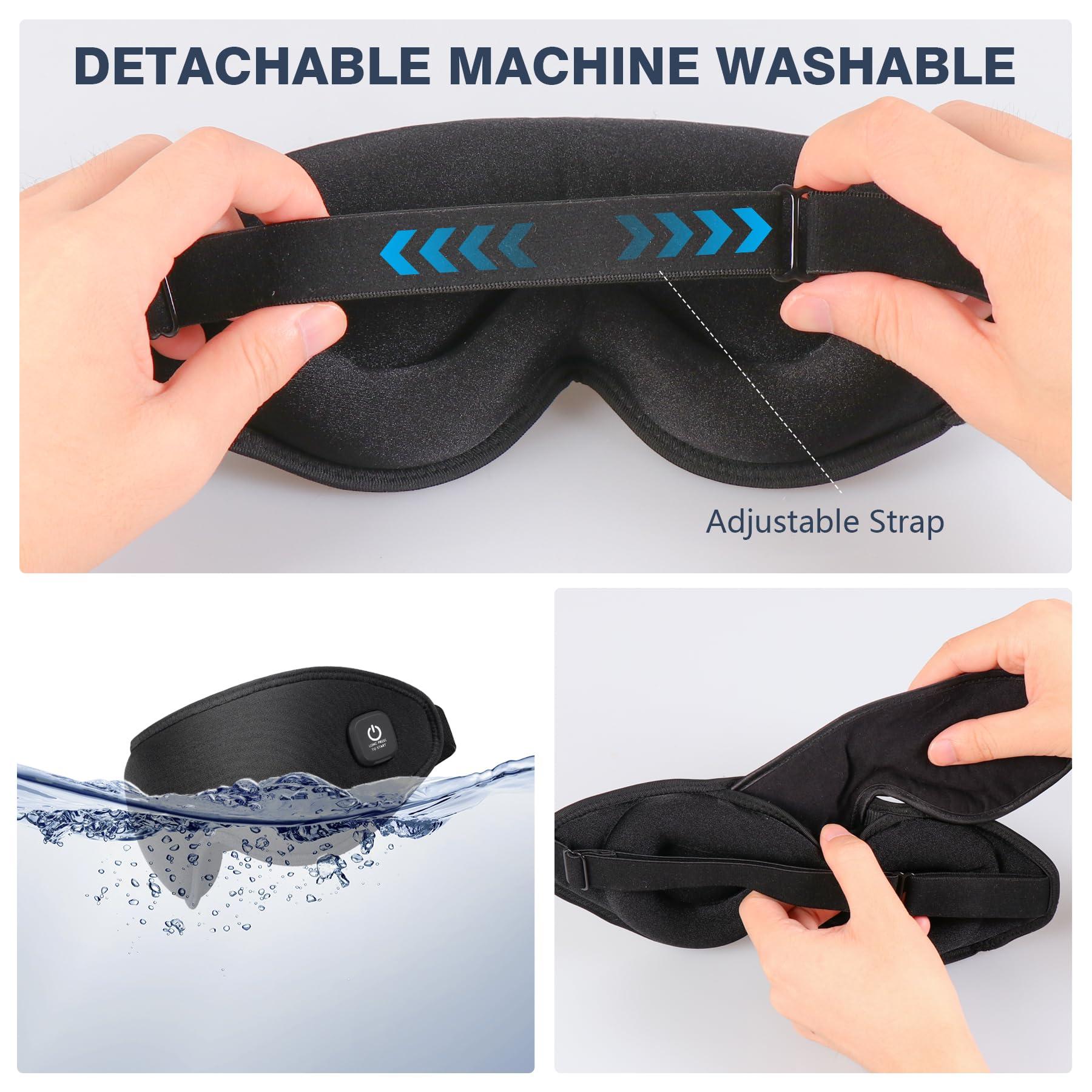 COMFYTHERA COMFYTHERA Heated Eye Mask Cordless, Warm Eye Compress for Dry Eyes, Eye Heating Pad for Travel, Dry Eye Mask Heat Therapy for Soothe Tired and Sore Eyes