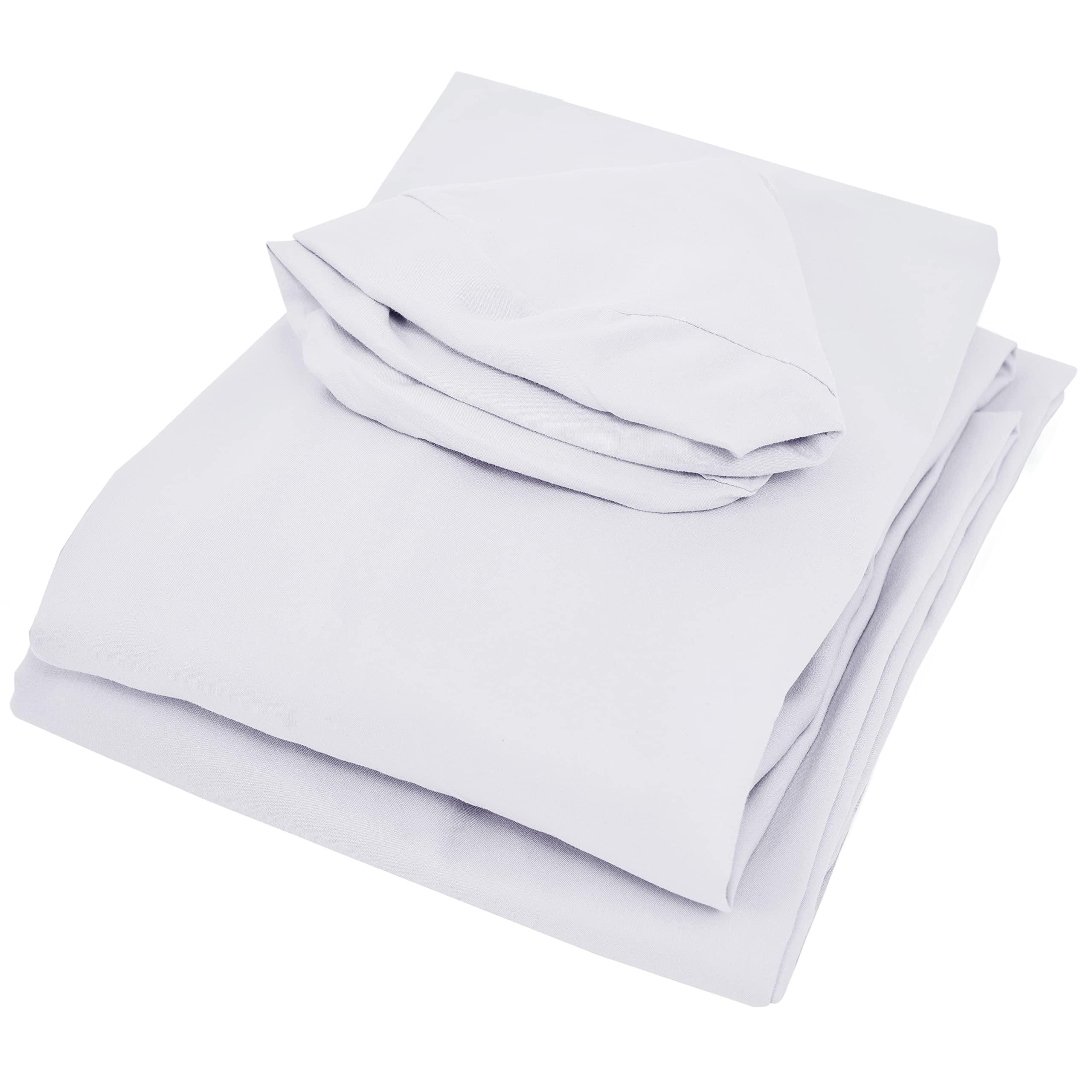 BODYWORKS LINEN BODYWORKS LINEN Wholesale Bulk 10 Full Sets Premium Premium Microfiber Massage Table Sheets Set 3 Pieces Full Set Massage Table Cover Flat Fitted Sheets face Cradle Cover (White)