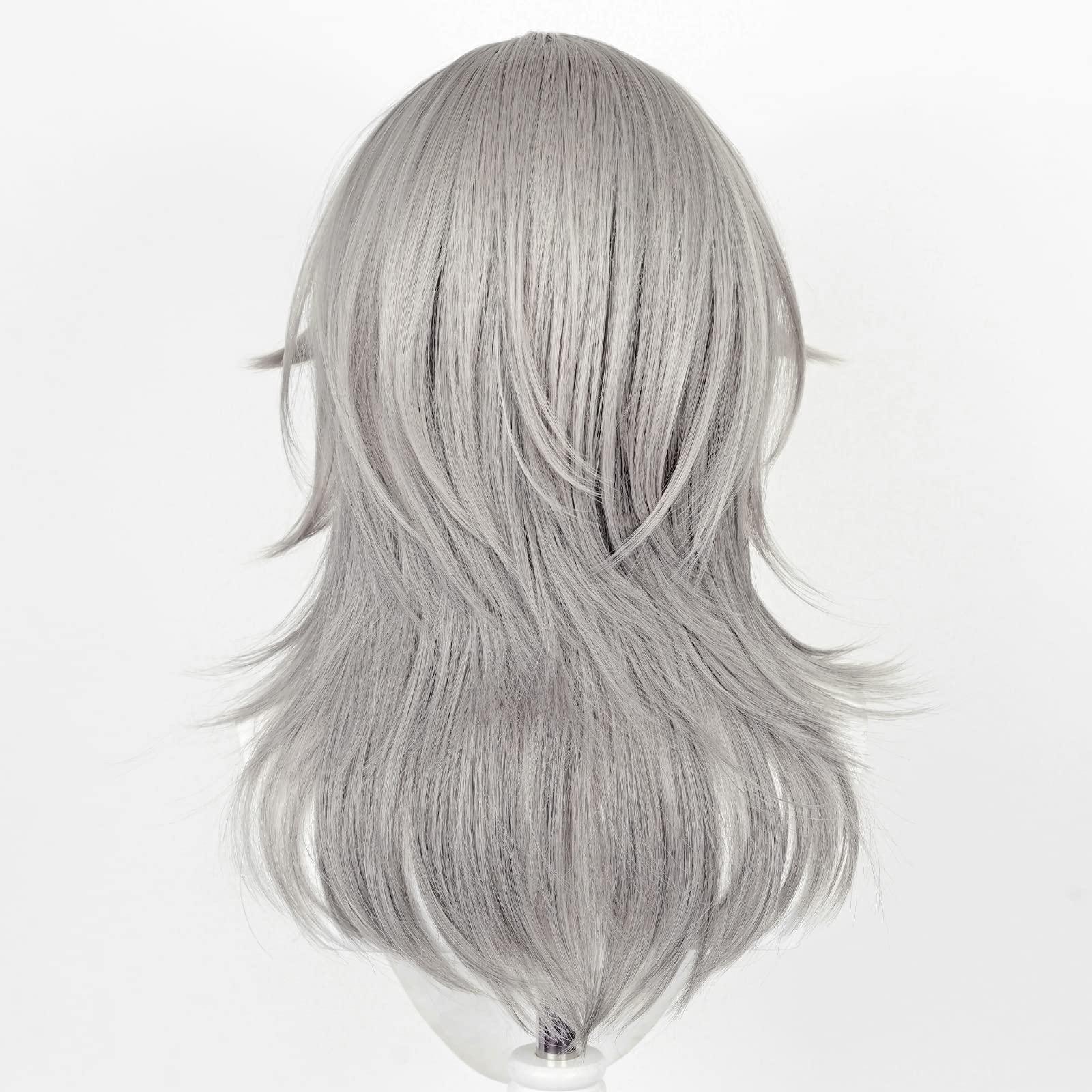 Grey anime wig best sale